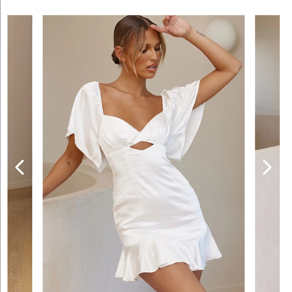 White dress